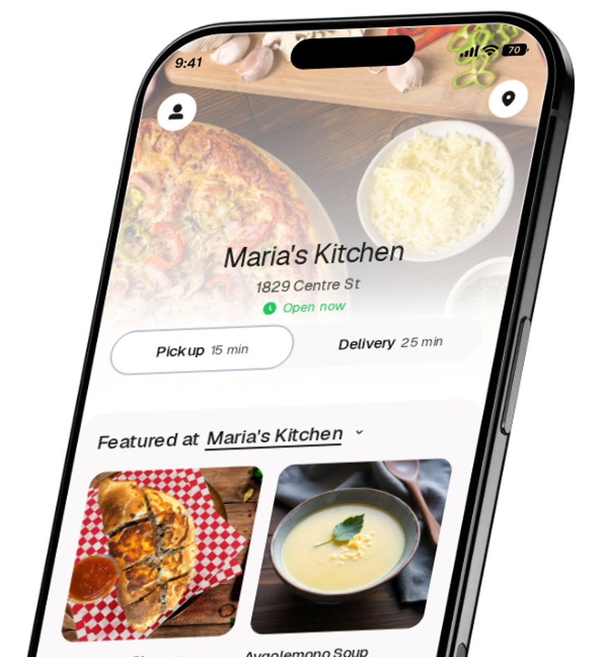 Maria's Kitchen app preview