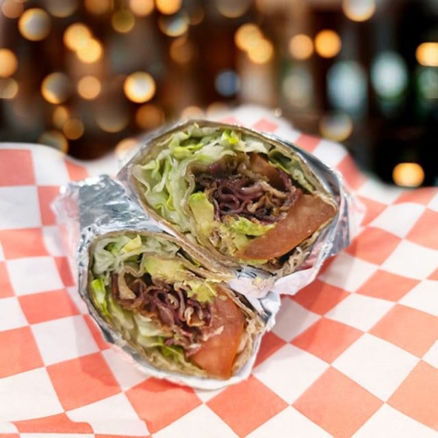 BLT with Avocado Wrap.