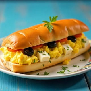 Greek Omelette Sub (Signature Subs)