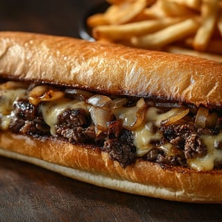 Steak Subs with Mushrooms