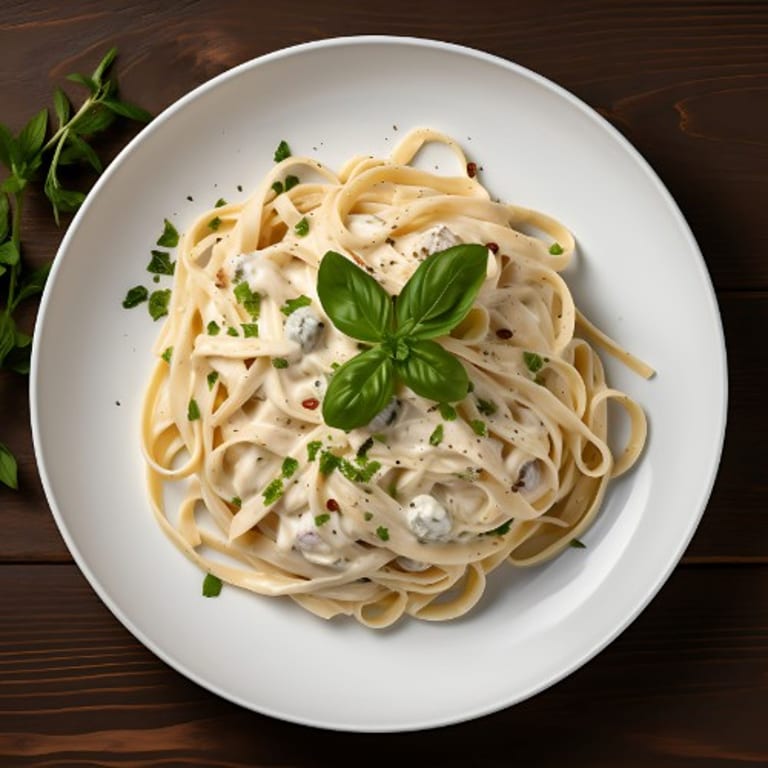 Fettuccine Alfredo at Our Restaurant