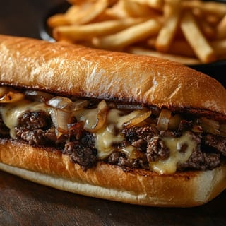 Steak Subs with Cheese