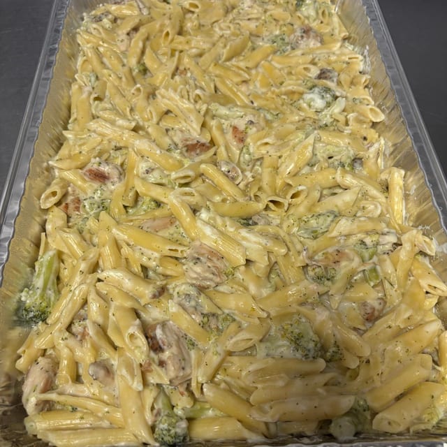 Ziti Chicken Broccoli Alfredo Sauce.
