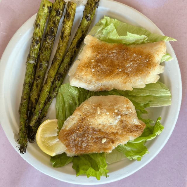 Baked Haddock.